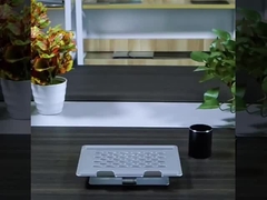 Draagbare Zilveren Laptop van de 360 Graadomwenteling Houder voor de maximaal 17 Duimschermen