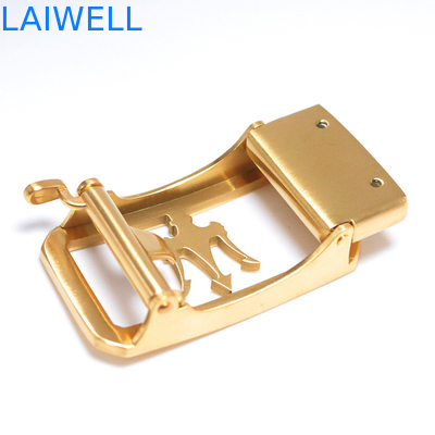 Het Ontwerp Gouden Kleur 3.5Cm van Lucury van de douanemanier Gesp van de Roestvrij staal de Automatische Riem