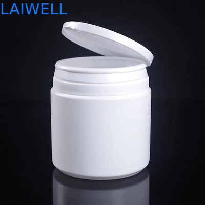 Luchtdichte Moderne Witte Ronde van het de Melkpoeder van de Opslagfles 500ML de Kruikenhdpe Plastic Containers met Scheur van GLB