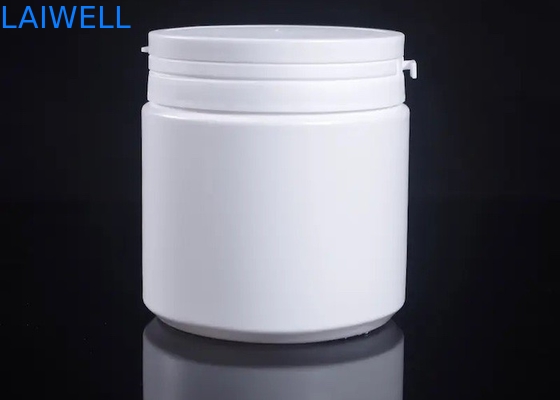Luchtdichte Moderne Witte Ronde van het de Melkpoeder van de Opslagfles 500ML de Kruikenhdpe Plastic Containers met Scheur van GLB