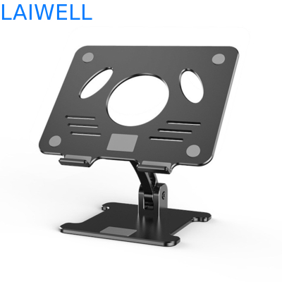 270*245*70MM Zilveren Regelbare Ergonomische Laptop van het Aluminiummetaal Tribune met Geventileerd Ontwerp