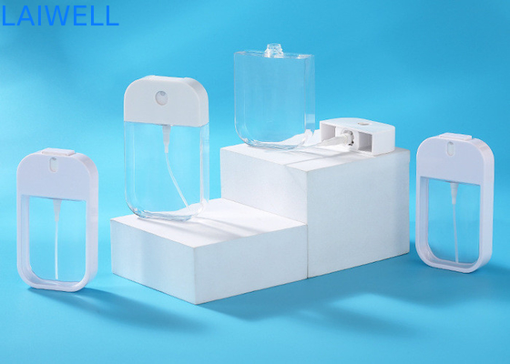 30ML Draagbare Handheld Kaart Alcohol Sanitizer Dispenser Kleine Reizen Make-up Remover Spray Fles
