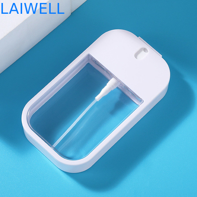 30ML Draagbare Handheld Kaart Alcohol Sanitizer Dispenser Kleine Reizen Make-up Remover Spray Fles