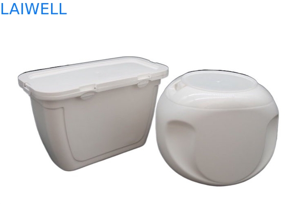 Witte van de het Geldoos van de Kleurenwasserij Duurzame PE de Opslagdoos van de Plastic Containers Detergent Fles