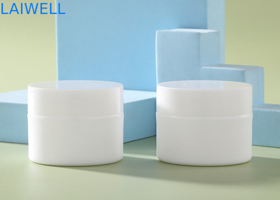 35G van de de Roomkruik van pp Plastic van de de Mug Afstotende Fles van het de Make-uppakket de Opslagcontainers van Aromatherapy Witte Gemakkelijk te dragen