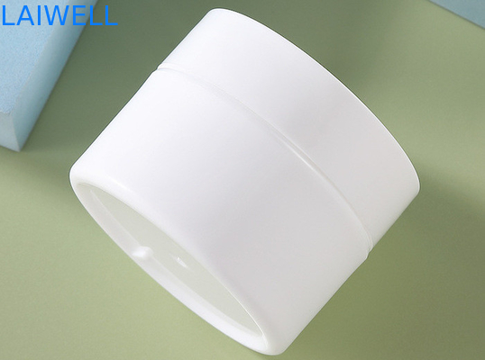 35G van de de Roomkruik van pp Plastic van de de Mug Afstotende Fles van het de Make-uppakket de Opslagcontainers van Aromatherapy Witte Gemakkelijk te dragen