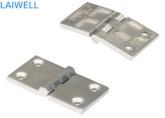 120*60*8MM Custom Metal Die Casting Grote dikke lager Industrial Hardware Chassis Kasten Roestvrij staal scharnier