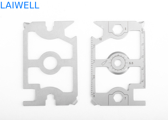Precision Punch Stamping 70MM Sandblasting Multifunctionele EDC Tool Card Knife Vastheid Stalen Flesopener