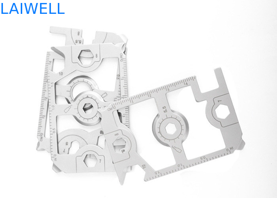 Precision Punch Stamping 70MM Sandblasting Multifunctionele EDC Tool Card Knife Vastheid Stalen Flesopener