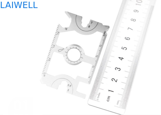 Precision Punch Stamping 70MM Sandblasting Multifunctionele EDC Tool Card Knife Vastheid Stalen Flesopener