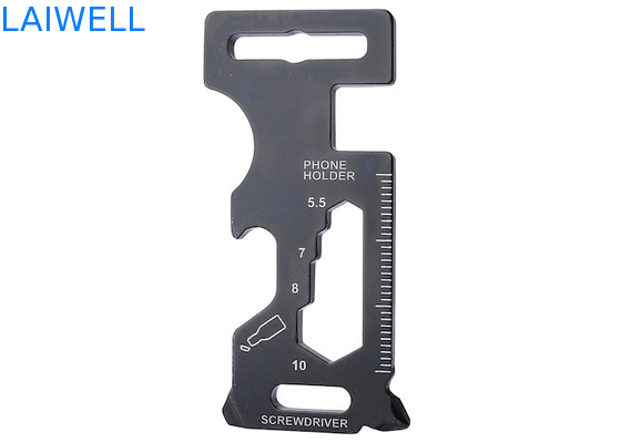 Buiten Precision Punch Stamping 70MM Sandblasting Multifunctionele Vastheid Staal Fles Opener EDC Tool Card