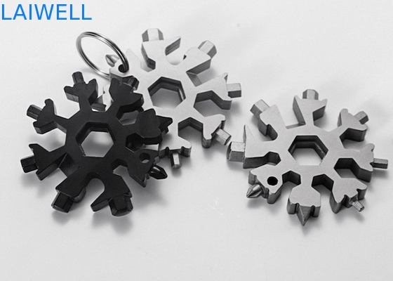 60*60*6MM Multifunktioneel roestvrij staal EDC-gereedschapskaart Sandblasting Metalen flesopener Op maat gemaakt