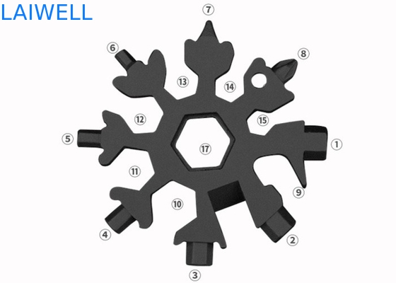 60*60*6MM Multifunktioneel roestvrij staal EDC-gereedschapskaart Sandblasting Metalen flesopener Op maat gemaakt