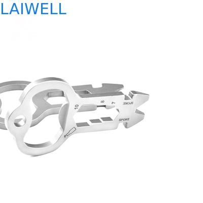 Custom lichtgewicht 60mm Duurzaam roestvrij staal Multifunctionele EDC Tool Card Metalen flesopener