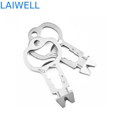 Custom lichtgewicht 60mm Duurzaam roestvrij staal Multifunctionele EDC Tool Card Metalen flesopener
