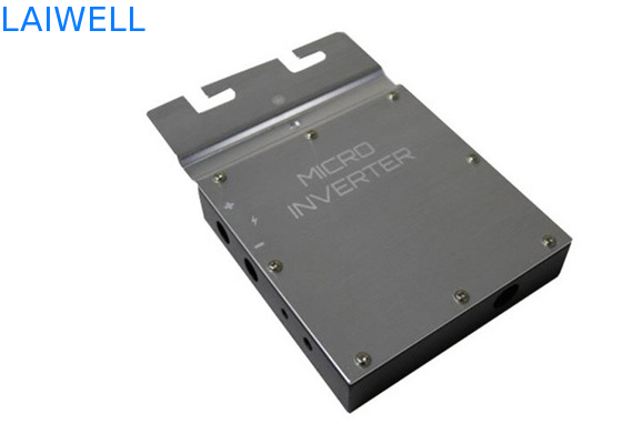 Custom CNC Metal Stamping Zilver Grijs Aluminium Elektronisch Micro Inverter Housing Bewerkingsonderdelen