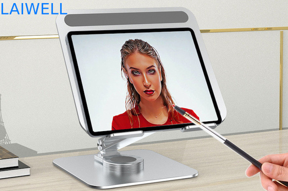 260*238*64MM 360 graden rotatie Draagbaar zilver vouwlift Aluminium Laptop koelplaat