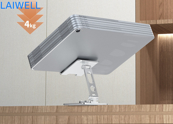 95*132*44MM Nieuwste luxe design Draagbare 360 graden rotatie Zilveren aluminium opvouwbare mobiele telefoonbeugel