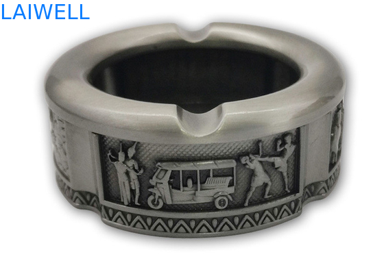 82*32mm Kleur brons Zin legering Aanpasbaar Draagbaar Metalen Giet Asbak