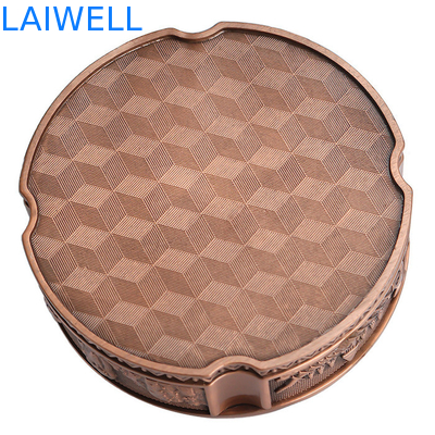 82*32mm Kleur brons Zin legering Aanpasbaar Draagbaar Metalen Giet Asbak