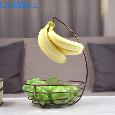 Hoogverkochte metalen huishoudelijke artikelen 37*27cm Champagne bakvernis ijzeren creatieve fruitplaat met aangepast ontwerp