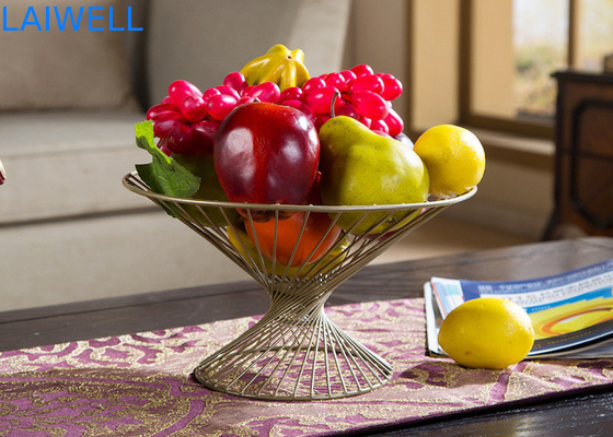 27.5*15*15CM Luxe Zwarte Bakvernis IJzeren Fruitmand Metalen Huishoudelijk Gereedschap Warmtebestand en Langdurige Duurzaamheid