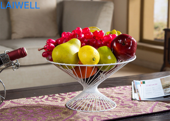 27.5*15*15CM Luxe Zwarte Bakvernis IJzeren Fruitmand Metalen Huishoudelijk Gereedschap Warmtebestand en Langdurige Duurzaamheid