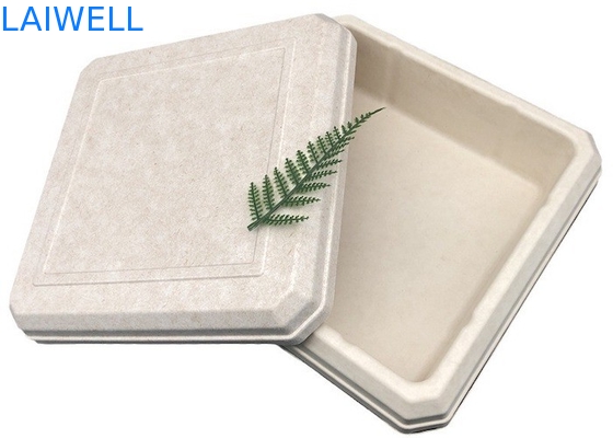 45*45*25mm Beige kleur Duurzame bagage doos Lichte EcoPack Accessoires Op maat en herbruikbaar voor milieubewuste verpakkingen