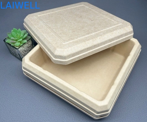 45*45*25mm Beige kleur Duurzame bagage doos Lichte EcoPack Accessoires Op maat en herbruikbaar voor milieubewuste verpakkingen