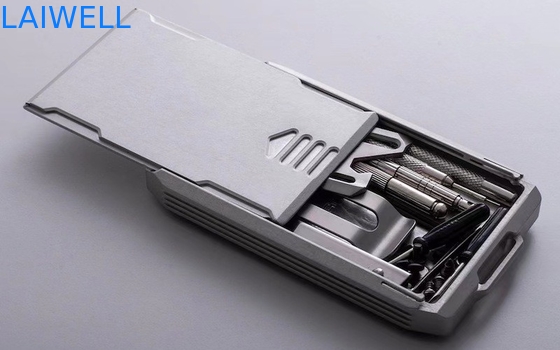 109*64*15mm Customized RFID Aluminium Card Wallet Vereenvoudig uw leven met deze compacte opslagoplossing