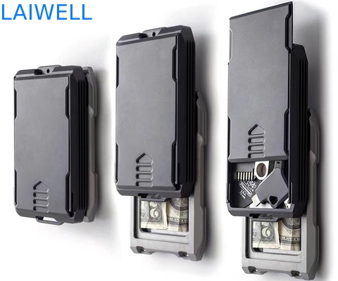 109*64*15mm Customized RFID Aluminium Card Wallet Vereenvoudig uw leven met deze compacte opslagoplossing