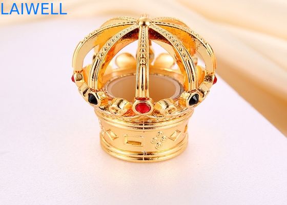 Polijsten Luxe Goudkleurige Design Kroon Parfumfles Doppen  Milieuvriendelijk Zinklegering Materiaal en Past op de Meeste Parfumflessen