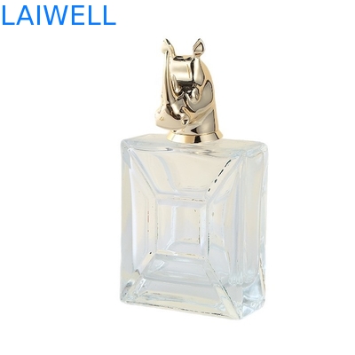 Aanpasbaar dierontwerp Goudkleur Plating Zinklegering Die Casting Parfumfleskappen passen bij de meeste parfumflessen