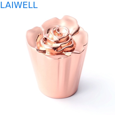 Modern Luxe Uniek Ontwerp Plating Goud Kleur Zink Alloy Die Casting Parfum Fleskappen past bij de meeste flessen als gevraagd ontwerp