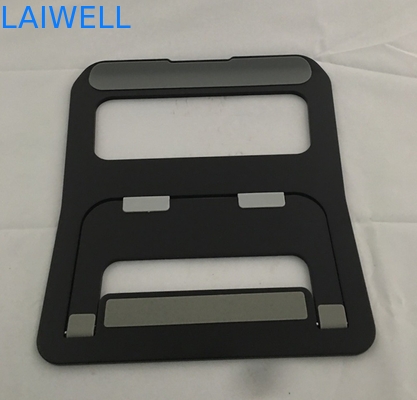 Zwart 230*210*4mm Macbook Metaaltribune het Anodiseren Aluminiumlaptop Dienblad