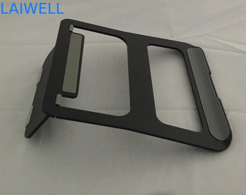 Zwart 230*210*4mm Macbook Metaaltribune het Anodiseren Aluminiumlaptop Dienblad