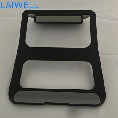 Zwart 230*210*4mm Macbook Metaaltribune het Anodiseren Aluminiumlaptop Dienblad