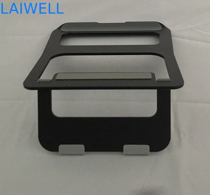 Zwart 230*210*4mm Macbook Metaaltribune het Anodiseren Aluminiumlaptop Dienblad