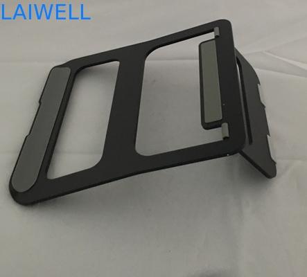 Zwart 230*210*4mm Macbook Metaaltribune het Anodiseren Aluminiumlaptop Dienblad