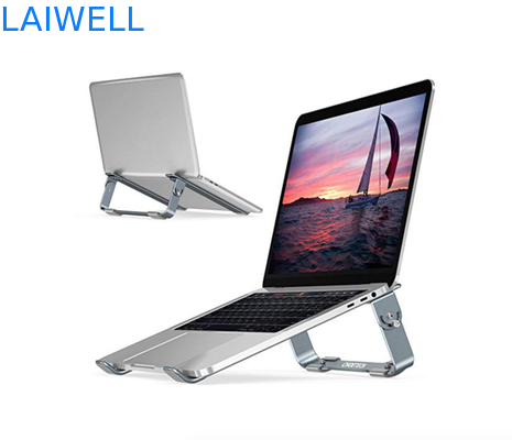 Minimalism 4 sectieaanpassing 3mm Laptop Metaalhouder die Ipad-Tribune vouwen