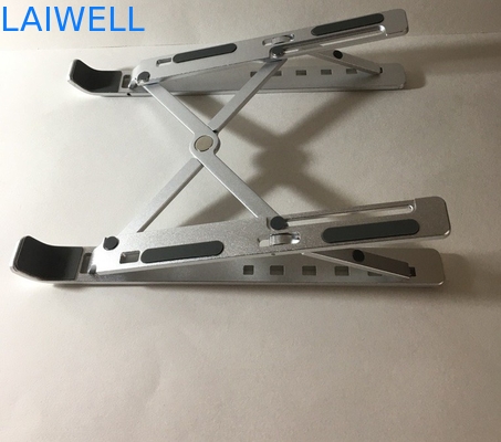 Het stempelen Machinaal bewerkend 4mm Macbook Pro de Vouwbare Tribune/Houder van Aluminiumipad