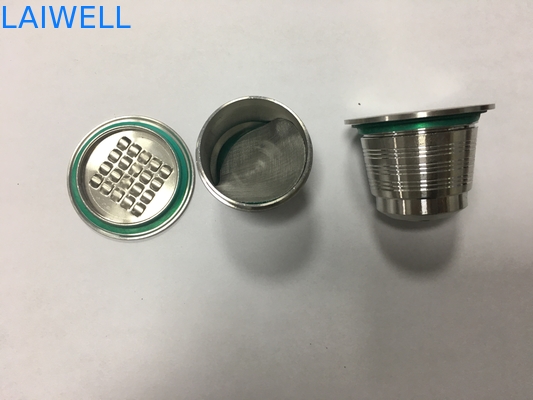 CNC Draaibank die de Opnieuw te gebruiken de Koffiecapsule van SS304/Kop van de Koffiefilter machinaal bewerken