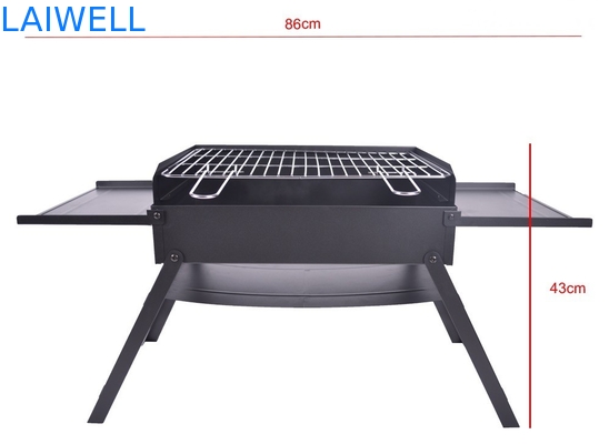 Lichtgewicht 45*30*30cm de Grills van de Verchroomd Staalbarbecue draagbare het kamperen barbecuegrills