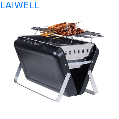 40.5*27.5*9cm Verchroomd Staal Draagbaar Kamperend Oven Foldable Charcoal Grill