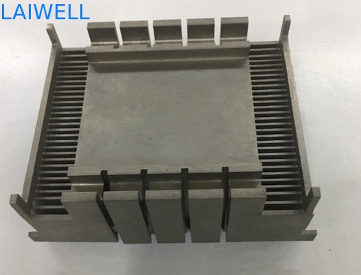 Aluminium 6062 van de douanegrootte CNC Metaal die de Koeler van Grey Electric stempelen cpu