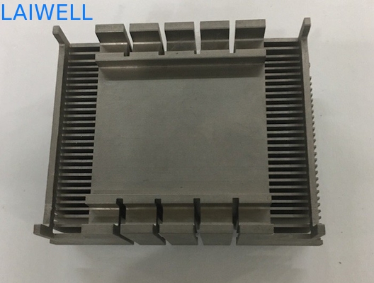 Aluminium 6062 van de douanegrootte CNC Metaal die de Koeler van Grey Electric stempelen cpu