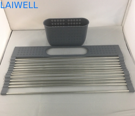 Vouwbare SGS 280mm 385mm over het de Schotel Drogende Rek van het Gootsteenop een hoger niveau weergeven