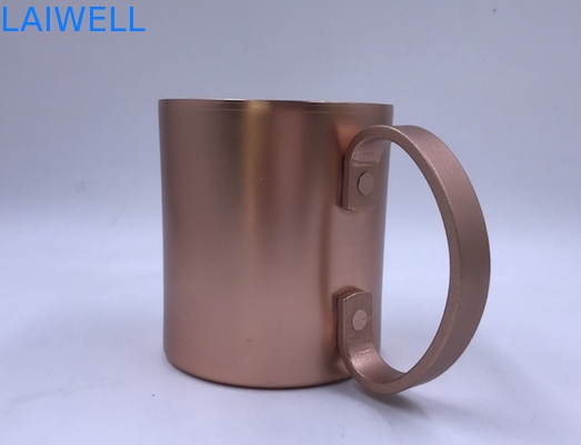 De klassieke het Anodiseren 1.0mm Metaalhouseware 400ML Mokken van het Aluminiumbier