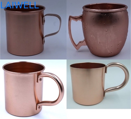 De klassieke het Anodiseren 1.0mm Metaalhouseware 400ML Mokken van het Aluminiumbier