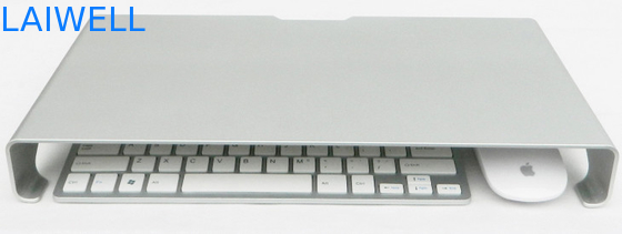 Stempelpers die 3.5mm Metaallaptop Laptop van het Bureaualuminium Tribune Regelbare Hoogte stempelen